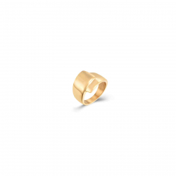 Anillo Acero Liso Anillo Superpuesto - 16mm - Color Oro y Acero y Color Plata