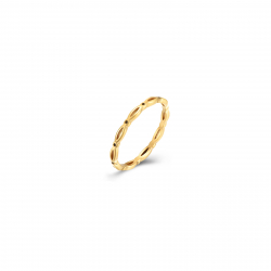 Bagues Argent Lisse Bague Acier Maillon 2&nbsp;mm - Couleur Or