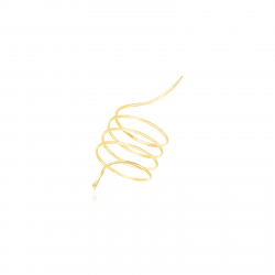 Steel Rings Steel Ring - Snake 46mm - Adjustable - Gold Color