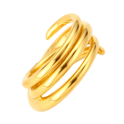 Steel Rings Spring Steel Ring - 12mm - Gold and Silver Color