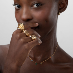 Steel Rings Spring Steel Ring - 12mm - Gold and Silver Color