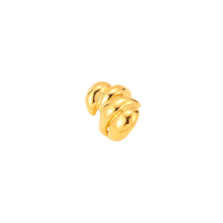 Steel Rings Steel Ring - Rustic 33 mm - Gold and Steel