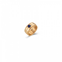 Anillo Acero Mineral Anillo Acero - Mineral 4,5mm Redonda - Bañado Oro