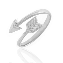 Bagues Argent Lisse Bague Argent - Flèche