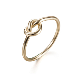 Ringe Glattes Silber Ring Silber - Knoten