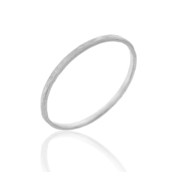 Bagues Argent Lisse Bague Argent - Fin