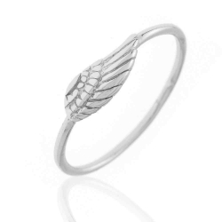 Bagues Argent Lisse Bague Argent - Aile