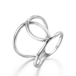 Bagues Argent Lisse Bague Argent