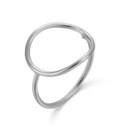 Ringe Glattes Silber Ring Silber