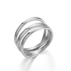 Ringe Glattes Silber Ring Silber