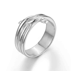 Bagues Argent Lisse Bague Argent