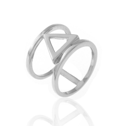 Ringe Glattes Silber Ring Silber