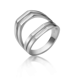 Ringe Glattes Silber Ring Silber