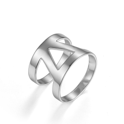 Ringe Glattes Silber Ring Silber - V