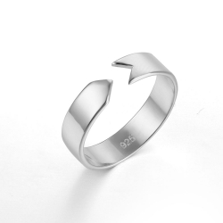 Ringe Glattes Silber Ring Silber - Pfeil