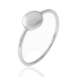 Bagues Argent Lisse Bague Argent - Cercle