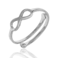 Anillo Plata Lisa Anillo Plata  - Infinity