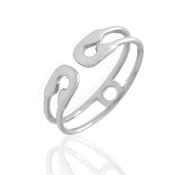 Bagues Argent Lisse Bague Argent - Cercle