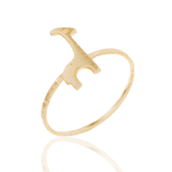 Ringe Glattes Silber Ring Silber - Giraffe