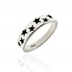 Anillo Plata Lisa Anillo Plata - Estrella 5 mm