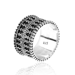 Anillo Plata Lisa Anillo Plata - Bolitas