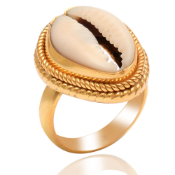 Anillo Plata Lisa Anillo Concha - 22*17mm
