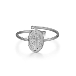 Ringe Glattes Silber Ring Silber - Jungfrau