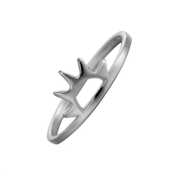 Ringe Glattes Silber Ring Silber - Sonne