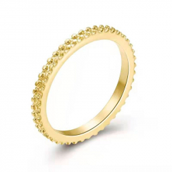 Steel Rings Points Steel Ring Gold Plated