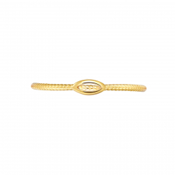 Bagues Argent Lisse Bague Torsadée Dorure Or et Argent Rhodiée