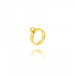 Ringe Silber Zirkonia Silberring - Kette - Vergoldet und Rhodiniertes Silber