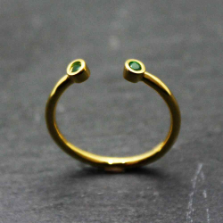 Anillo Plata Mineral Anillo Mineral - 2mm