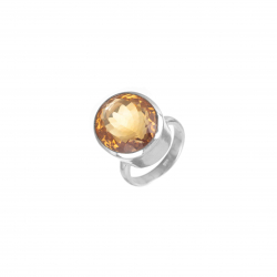 Ringe Silber Minerale Ring Mineral - 8 mm