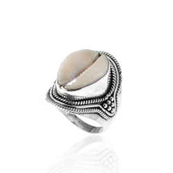 Anillo Plata Lisa Anillo Concha - 14*20mm