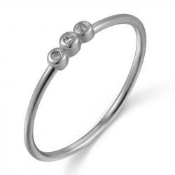 Silver Zircon Rings Zirconia Ring