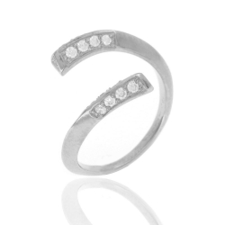 Silver Zircon Rings Zirconia Ring