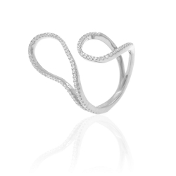 Ringe Silber Zirkonia Ring Zirkonia