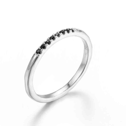 Silver Zircon Rings Zirconia Ring