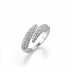 Silver Zircon Rings Zirconia Ring