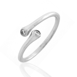 Silver Zircon Rings Zirconia Ring