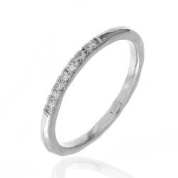 Silver Zircon Rings Zirconia Ring