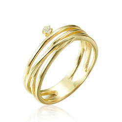 Ringe Silber Zirkonia Ring Zirkonia - CZ 2 mm