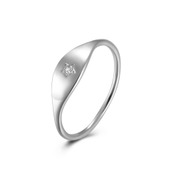 Ringe Silber Zirkonia Ring Zirkonia - Stern