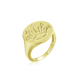 Ringe Silber Zirkonia Ring Zirkonia - Auge