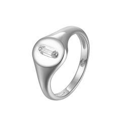 Ringe Silber Zirkonia Ring Zirkonia - Blech