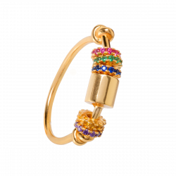 Bagues Argent Zircone Charms Bague - Zircone Multi