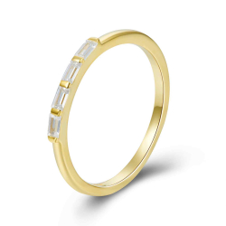 Silver Zircon Rings White Zirconia Ring