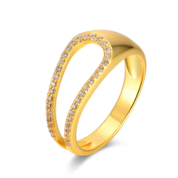 Ringe Silber Zirkonia Ring Grüne Zirkonia