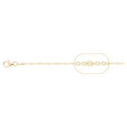 Silver Chains Cube Chain - 40 cm - 3u