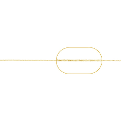 Ofertas Cadena Cardano 0,50 1 Metro Bañado Oro y Plata Rodiada